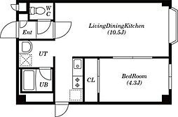 間取図画像 1LDK