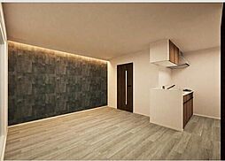 La Serene Misono 4階1LDKのリビング/ダイニング