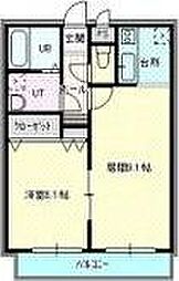 デュナミス福住 1LDKの間取図画像