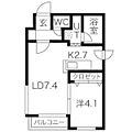 クラージュ豊平公園25階4.7万円