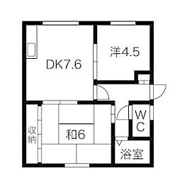 白石駅 3.8万円