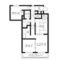 ガーデンハウス山鼻南25階7.0万円