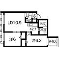レガリア平岸4階7.4万円