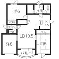 サンパーク北362階8.7万円