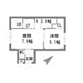 グランメール24-C1階4.9万円
