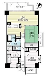 ヴェルドミール栗東 3LDKの間取図画像