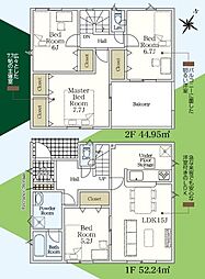 クレードルガーデン 富士市中丸第11 全1棟 1号棟