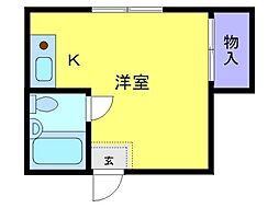 間取図画像 ワンルーム