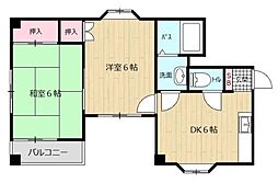 間取図画像 2DK