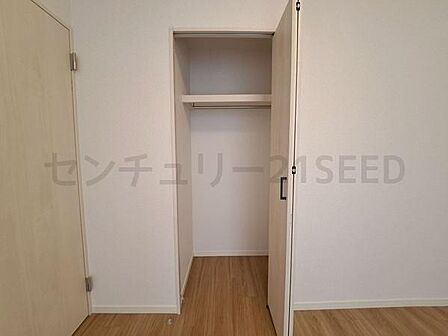 各部屋に収納スペースを確保。居住空間をいつでもすっきりと保てる設計です。