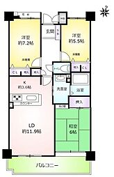 間取図画像 3LDK