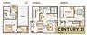 間取り：昭和区元宮町五丁目　地上3階建て新築戸建　土地面積65.71平米　建物面積122.12平米