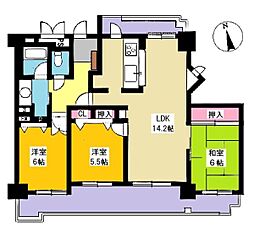 間取図画像 3LDK