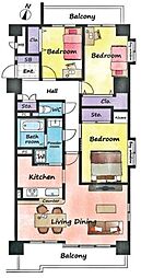 間取図画像 3LDK