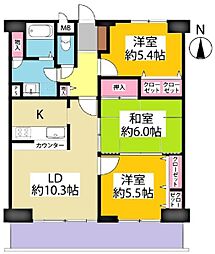 間取図画像 3LDK