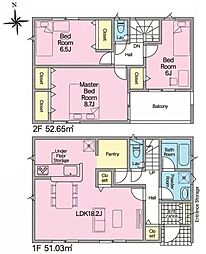 豊田市美里3丁目 新築戸建 全2棟 2号棟