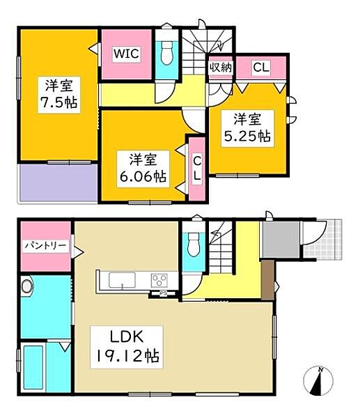 間取りを拡大表示
