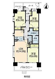 間取図画像 3LDK