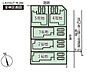 その他：全体区画図は各区画が分かりやすく配置されています。車の駐車スペースが確保されており利便性が考慮されています。道路と歩道に接しているためアクセスもしやすいです。敷地の形状や道路幅も一目で確認できます。