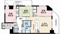 間取図画像 3LDK