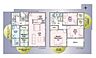 間取り：1階と2階で生活空間がしっかり分かれた間取りです。各部屋に収納スペースが設けられており荷物の整理に便利です。バルコニー付きで日当たりにも配慮されています。