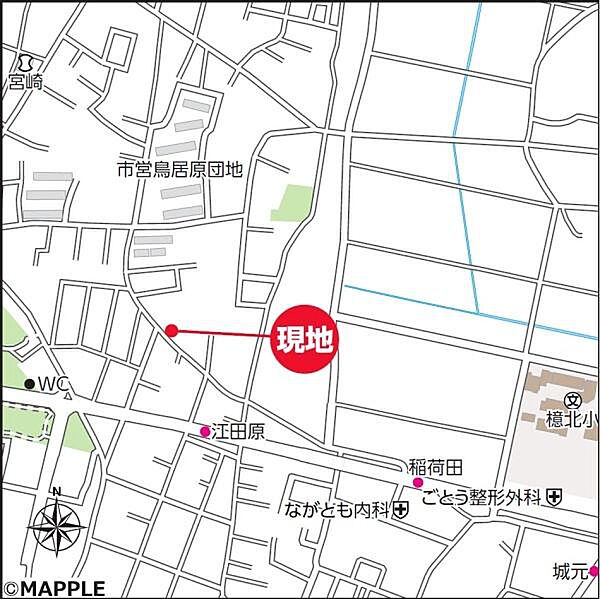 地図を拡大表示