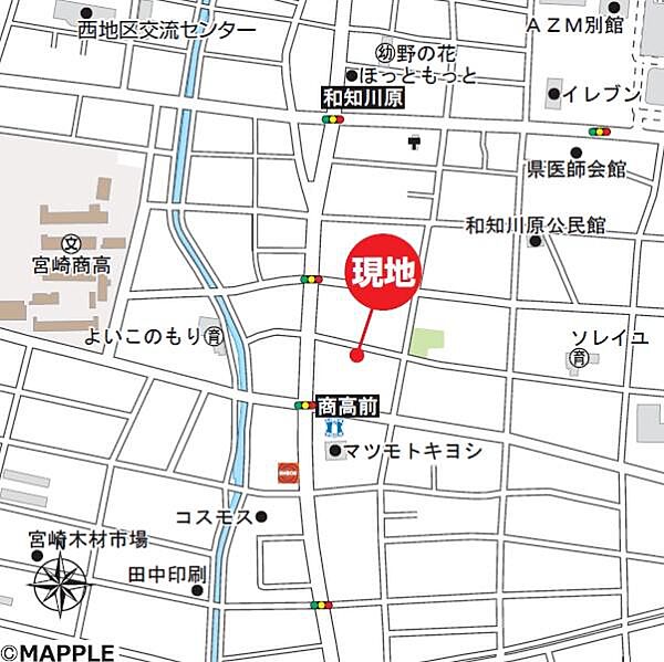 地図を拡大表示