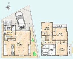 A号棟南区新築戸建 LDK18帖以上 2路線2駅利用可