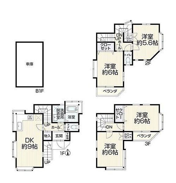 間取りを拡大表示