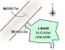 区画図：敷地面積336坪超え資材置場用地！●前面道路約17ｍあり広々◎●豊川ICまで車で約13分