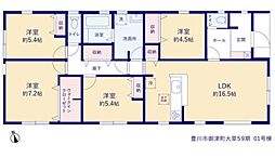 豊川市御津町大草59期 新築戸建(全2棟)1号棟