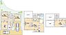 区画図：リビングひろびろ21帖！間取り変更可能です。建物価格2360万円　建物面積126.50ｍ2