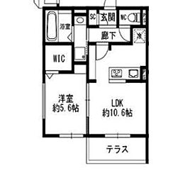 STEELA (ステラ) 1LDKの間取図画像