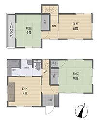 上尾上 中古戸建×敷地25坪