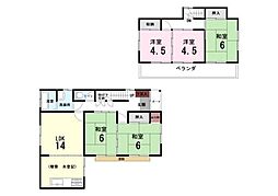伊奈小室 中古戸建 敷地43坪×全室南向き