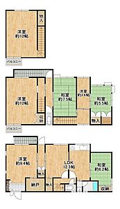間取り:間取:7LDK 間取り:間取:7LDK