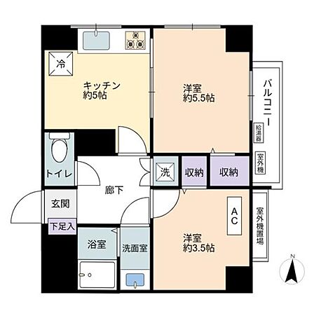 2K 間取り