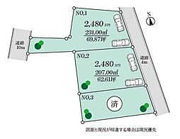 藤沢市獺郷 売地 全3区画 No.1