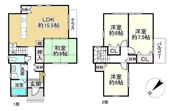 間取りを拡大表示