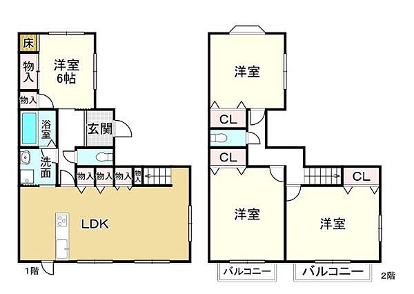 間取りを拡大表示