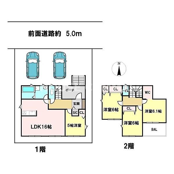 間取りを拡大表示