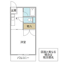 茨城県水戸市千波町（賃貸アパート1K・2階・22.68㎡） その2