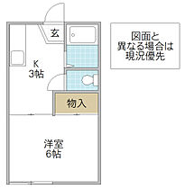 フラットこなん A棟 202号室 ｜ 茨城県水戸市千波町（賃貸アパート1K・2階・19.87㎡） その2