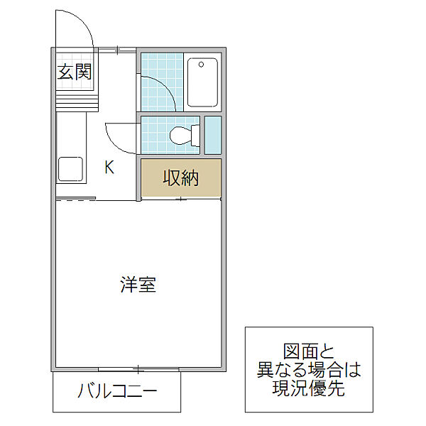 レジデンスKaito 103号室｜茨城県水戸市見和(賃貸アパート1K・1階・22.68㎡)の写真 その2