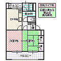 東大島マンション4階3.6万円