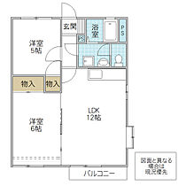 ルミエール・プレイス B棟 101号室 ｜ 茨城県ひたちなか市西大島（賃貸アパート2LDK・1階・48.00㎡） その2