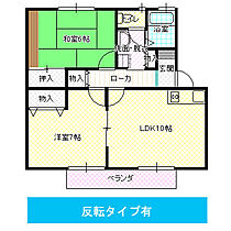 コンフォールYASU 201号室 ｜ 茨城県ひたちなか市大字中根（賃貸アパート2LDK・2階・55.25㎡） その2