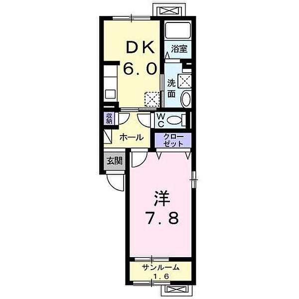 グレイス ロード III 102号室｜茨城県水戸市三の丸(賃貸アパート1DK・1階・39.16㎡)の写真 その2