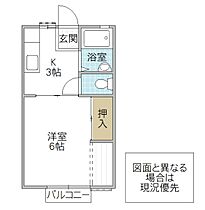 ハイツ南赤塚 202号室 ｜ 茨城県水戸市姫子（賃貸アパート1K・2階・23.77㎡） その2