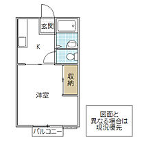 千波ビューハイツ 201号室 ｜ 茨城県水戸市千波町（賃貸アパート1K・2階・23.77㎡） その2